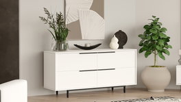 Hanah Home Consola On3-W Blanca